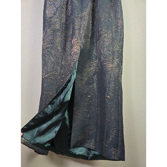 AQUA X Wicked Elphaba Green Swirl Jacquard Corset Gown Size XL NWT - Picture 15 of 15